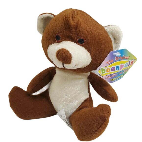 Kelly Toy The Original Bean Pals Brown Bear Plush 6" - Picture 1 of 6
